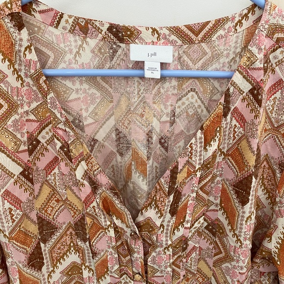 J. Jill Blouse Shirt Sz. XL - Picture 2 of 4